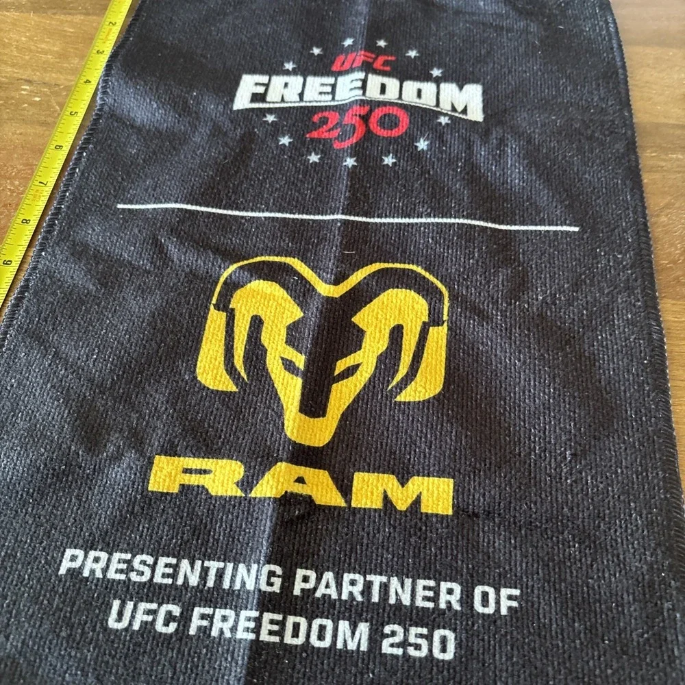 UFC Freedom 250 x Dodge Ram Towel ( Limited Rare Brand New ) MMA Fighting